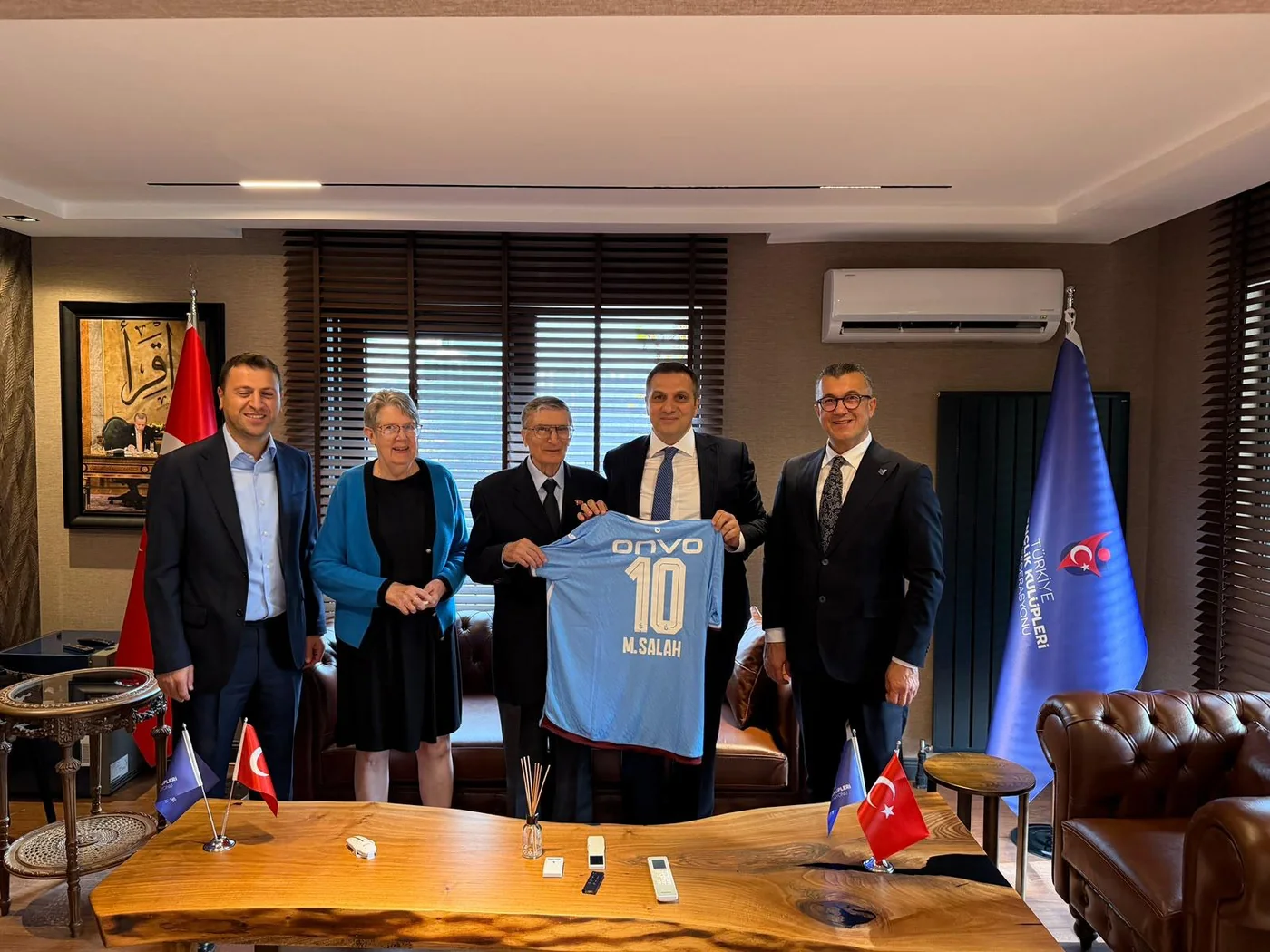 Prof. Dr. Aziz Sancar ve Gwen Sancar, Genel Merkezimizi ziyaret etti